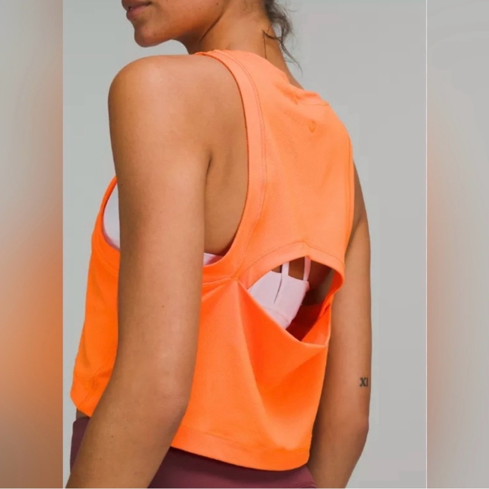 lululemon athletica Vibrant Orange Tank Top